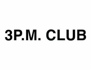 3 P.M. CLUB logo