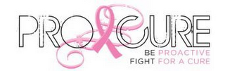 3. PRO CURE BE PROACTIVE FIGHT FOR A CURE logo