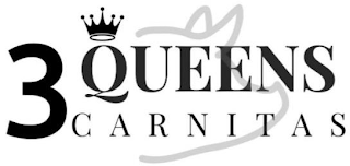 3 QUEENS CARNITAS logo
