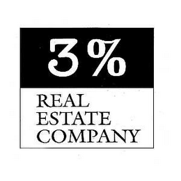 3% REAL ESTATE COMPANY logo