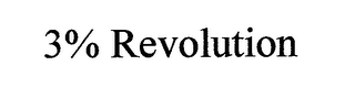3% REVOLUTION logo