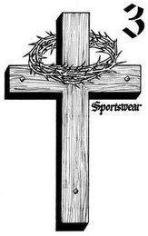3 SPORTSWEAR logo