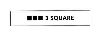 3 SQUARE logo