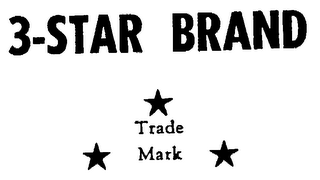 3-STAR BRAND TRADE MARK logo