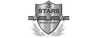 3 STARS BREWING COMPANY logo