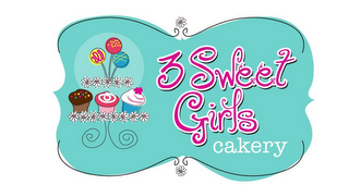 3 SWEET GIRLS CAKERY logo