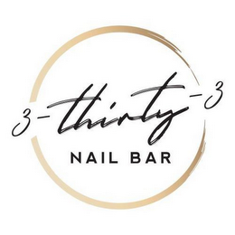 3 -THIRTY -3 NAIL BAR logo