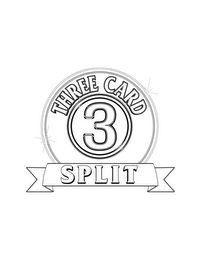 3 THREE CARD SPLIT logo