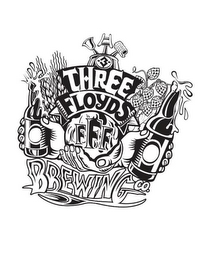 3 THREE FLOYDS FFF BREWING CO. logo