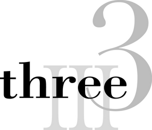 3 THREE III logo