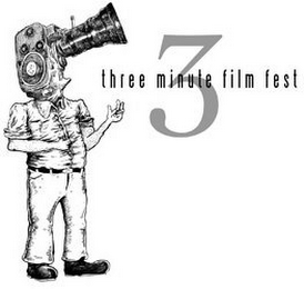 3 THREE MINUTE FILM FEST logo