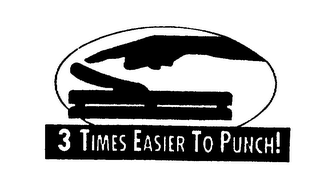 3 TIMES EASIER TO PUNCH! logo