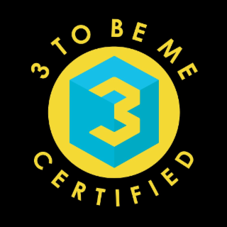 3 TO BE ME CERTIFIED logo