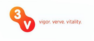 3 V VIGOR. VERVE. VITALITY. logo
