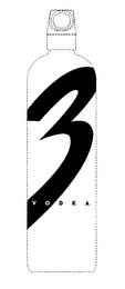 3 VODKA logo