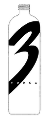 3 VODKA logo
