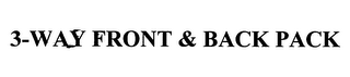 3-WAY FRONT & BACK PACK logo
