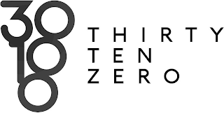 30 10 0 THIRTY TEN ZERO logo