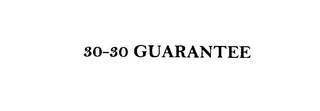 30-30 GUARANTEE logo