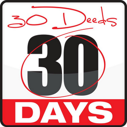 30 DEEDS 30 DAYS logo