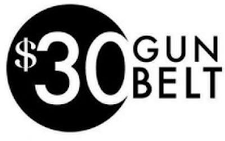 $30 GUN BELT logo