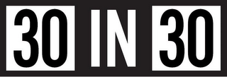 30 IN 30 logo