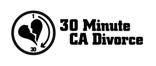 30 MINUTE CA DIVORCE 1 30 logo
