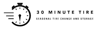 30 MINUTE TIRE SEASONAL TIRE CHANGE AND STORAGE logo