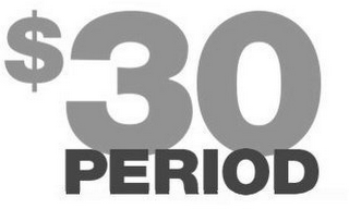 $30 PERIOD logo