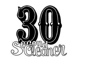 30 SECOND CLEANER logo