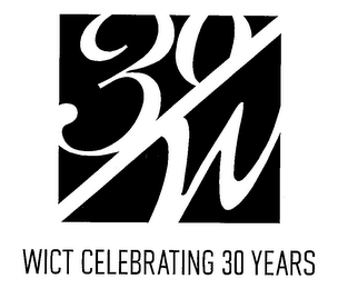 30 W WICT CELEBRATING 30 YEARS logo