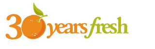 30 YEARS FRESH logo