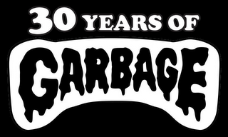30 YEARS OF GARBAGE logo