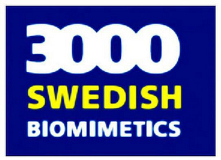 3000 SWEDISH BIOMIMETICS logo