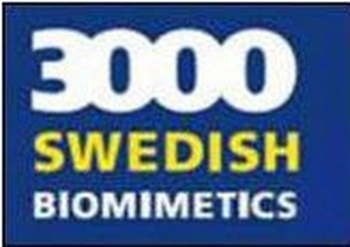 3000 SWEDISH BIOMIMETICS logo
