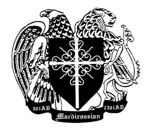301 AD, MARDIROSSIAN, 2301 AD logo
