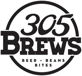 305 BREWS BEER BEANS BITES logo