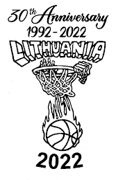 30TH ANNIVERSARY 1992-2022 LITHUANIA 2022 logo