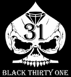 31 BLACK THIRTY ONE logo
