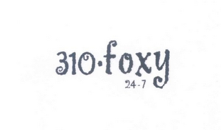 310 FOXY 24-7 logo