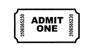 3106565230 ADMIT ONE 3106565230 logo