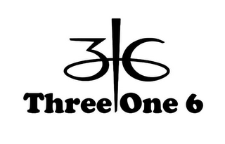 316 THREE ONE 6 logo