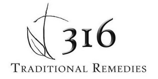 316 TRADITIONAL REMEDIES logo