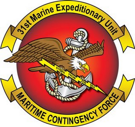 31ST MARINE EXPEDITIONARY UNIT MARITIME CONTINGENCY FORCE STRIKE FROM THE SEA logo
