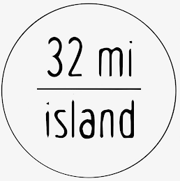 32 MI ISLAND logo