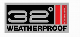 32º DEGREES WEATHERPROOF logo
