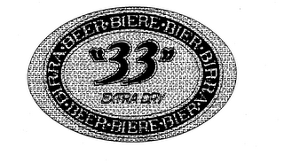 "33" EXTRA DRY BEER-BIERE-BIER-BIRRA logo