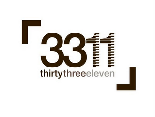 3311 THIRTYTHREEELEVEN logo