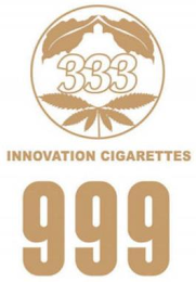 333 INNOVATION CIGARETTES 999 logo