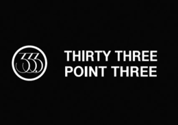 33.3 THIRTY THREE POINT THREE logo
